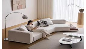 Coltar living din stofa Zorba Fab